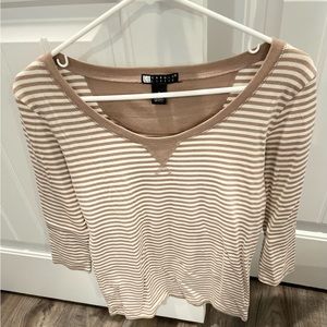 Womens 3/4 length t shirt